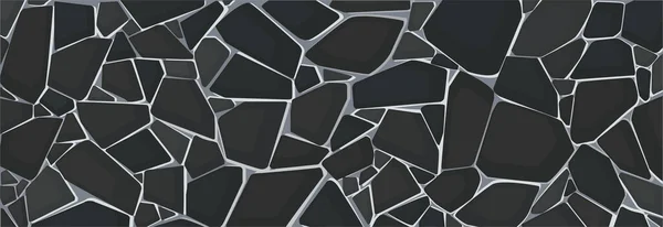 Fondo Pantalla Textura Grava Negro Ilustración Vectorial Eps10 — Vector de stock