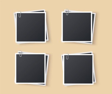 Ofis raptiyeli fotoğraf. vektör eps10