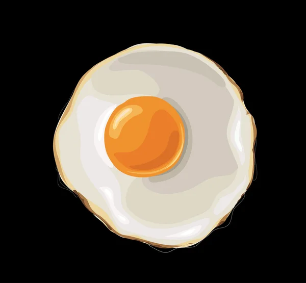 Vector de huevo frito — Archivo Imágenes Vectoriales