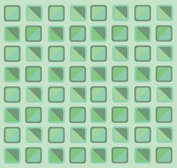 Geometria verde fundo pastel — Vetor de Stock