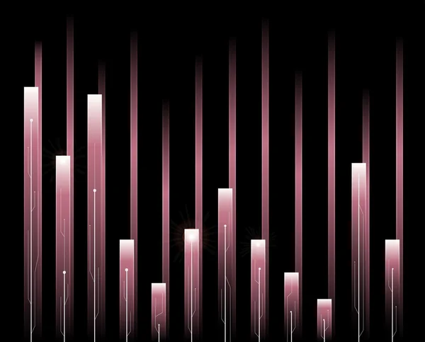 Zvuk růžové pozadí 2 — Stockový vektor