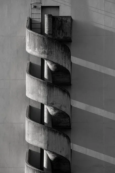 Escadas Emergência Livre Edifício Antigo Braga Portugal — Fotografia de Stock