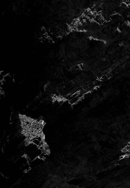 Abstract Donkere Achtergrond Gemaakt Met Oceaan Kust Rotsen Vicentine Coast — Stockfoto