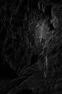 Ocean Cliff Rock, Algarve, Portekiz 'den Soyut Ayrıntılar.