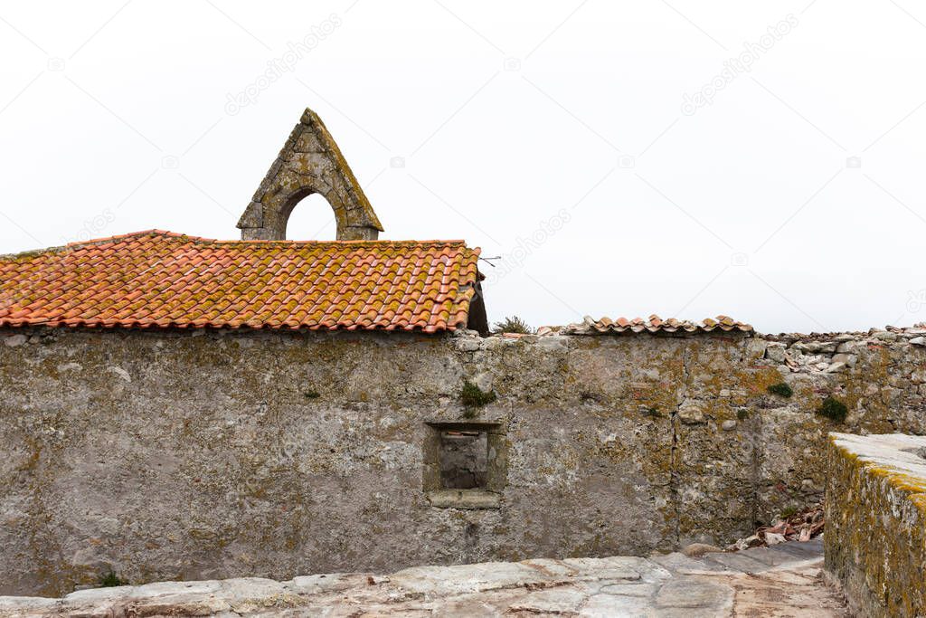 The abandoned Convent inside the Insua Fortress in Caminha, Portugal.