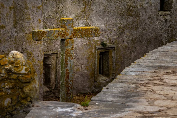 Convento Abandonado Dentro Fortaleza Insua Caminha Portugal —  Fotos de Stock