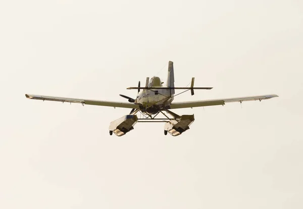 August 2017 Avialsa Canader Feuerwehrflugzeug Geres National Park Damm Portugal — Stockfoto