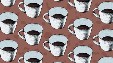 Kupa desen vektör görüntü