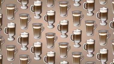 Latte Macchiato desen