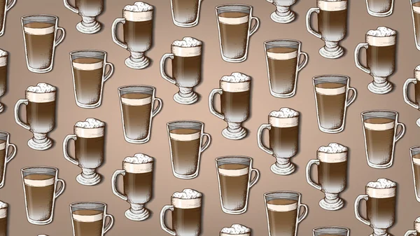 Latte Macchiato desen