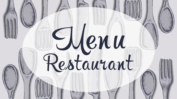 Restaurace menu, šablony návrhu. Letec. — Stockový vektor