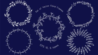 Çiçek çerçeveleri seti