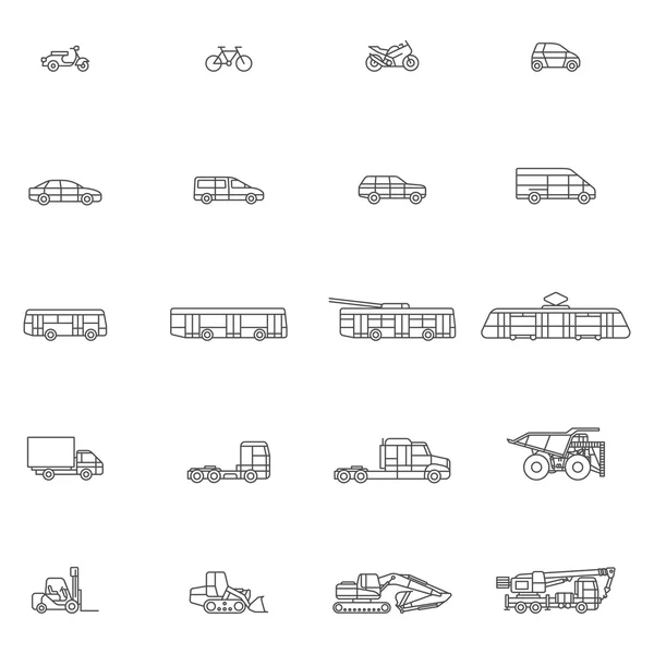 Taşıma satırı sanat simge seti