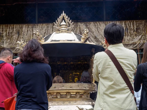 20 martie 2016 Taipei, Taiwan Templul Lungshan — Fotografie, imagine de stoc