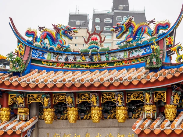 20 de marzo de 2016 Taipei, Taiwan Templo Lungshan — Foto de Stock