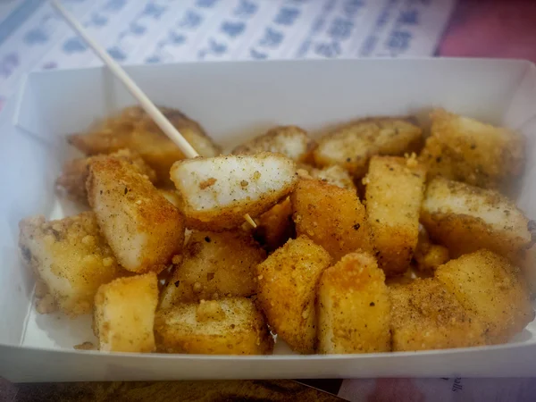 Kızarmış kalamar sokak gıda Tayvan