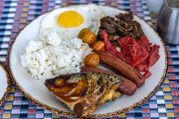 Desayuno Estilo Filipino Mesa —  Fotos de Stock