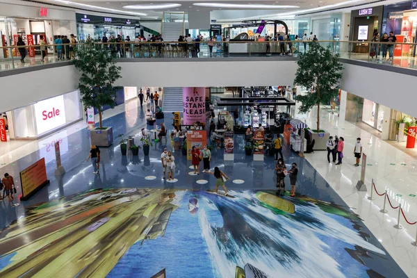 Scenario Domenicale Nel Centro Commerciale Mall Asia Manila Filippine Luglio — Foto Stock