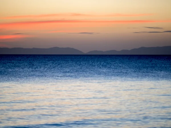 Tramonto sulla spiaggia di donsol, Filippine — Foto Stock