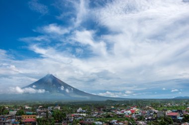 Mayon volca Bicol, Filipinler