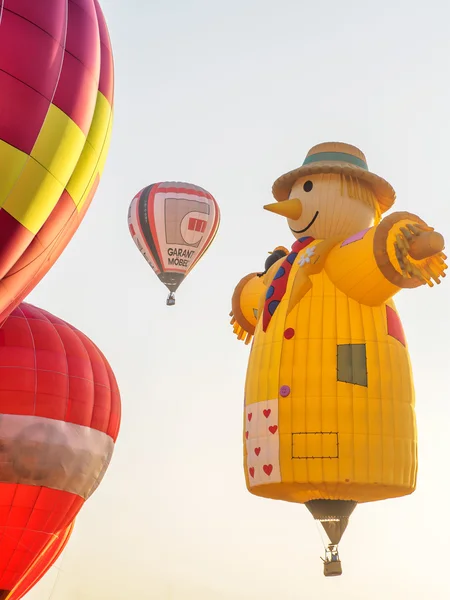 Feb 14, 2016 Clark Pampanga , Philippines -20th Philippines International Hotair Baloon Fiesta — Stock Photo, Image