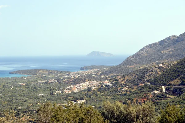 Cretan landscape of a valley. — Stock Photo, Image