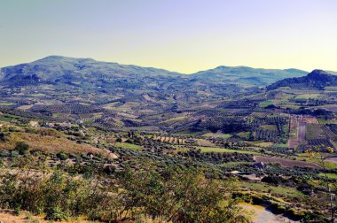 Bir manzara kültürlerin bir görünüm.