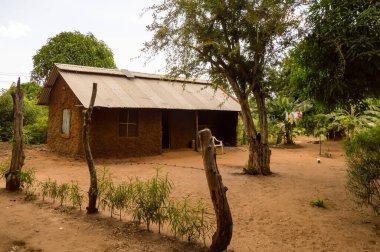 Watamu ormanında Zaramo tarzı evler