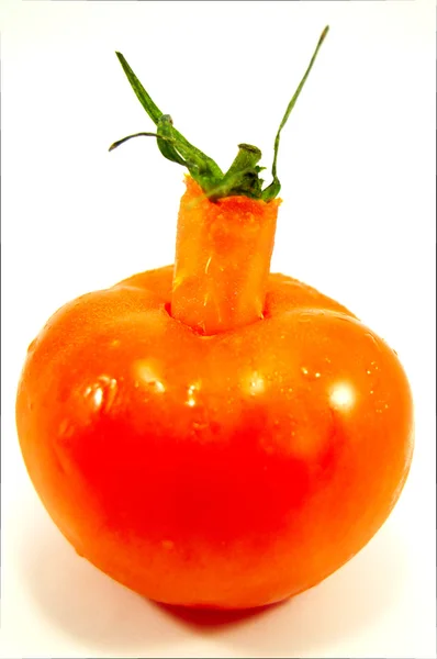 Une tomate rouge. — Stockfoto