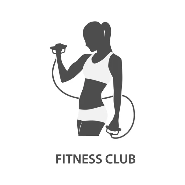 Icon fitness club — Stock Vector