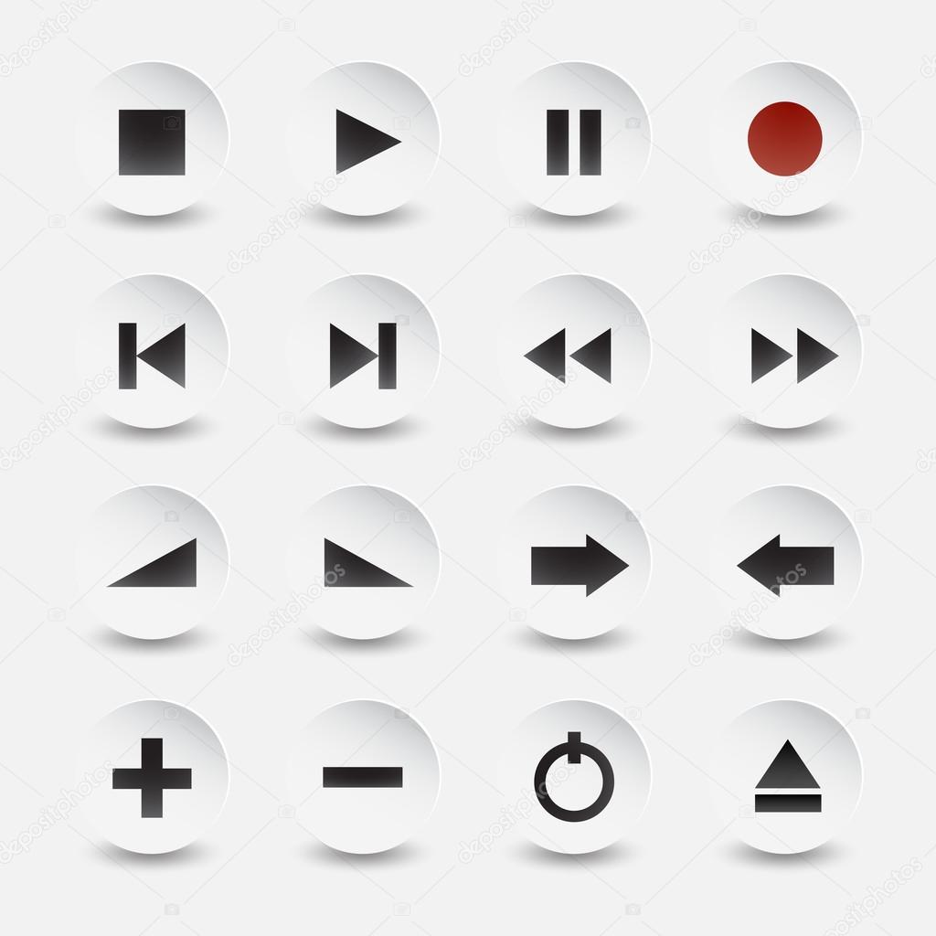 Vector music icons