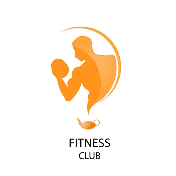 Fitness kulübü simgesi — Stok Vektör
