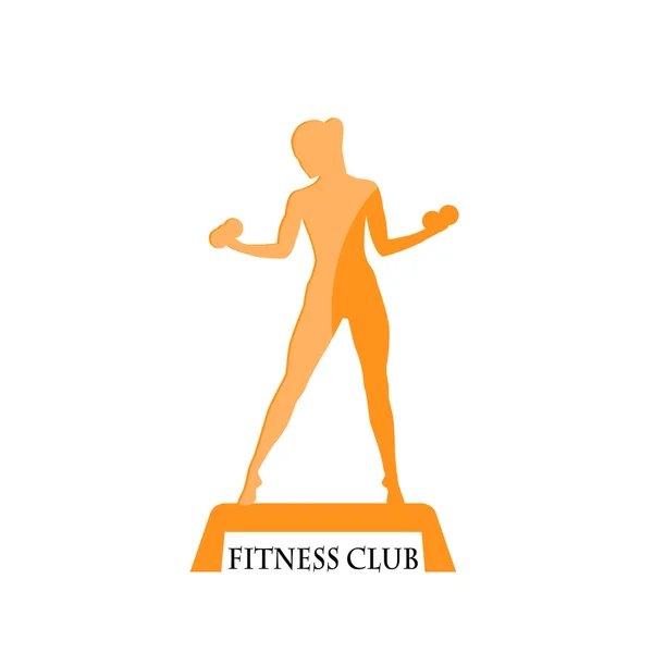 Fitness club ikon — Stock Vector