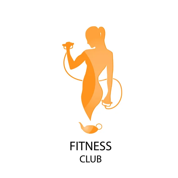 Icona del fitness club — Vettoriale Stock