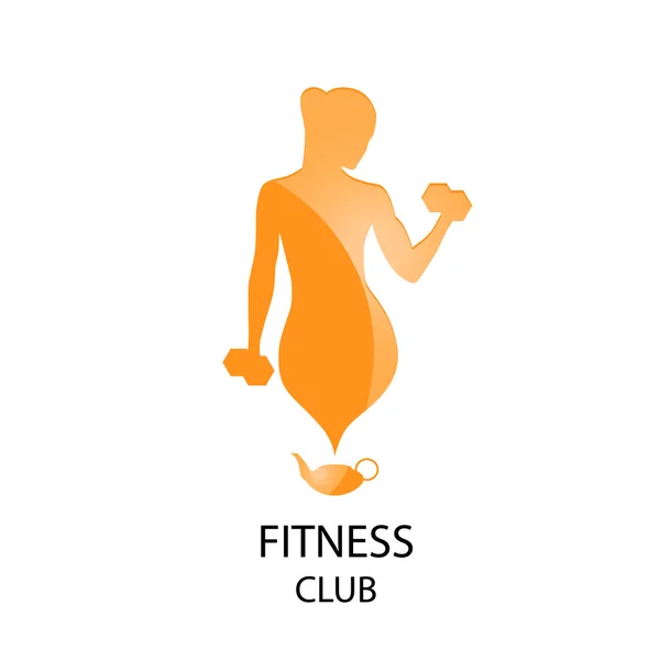 Fitness club ikona — Wektor stockowy