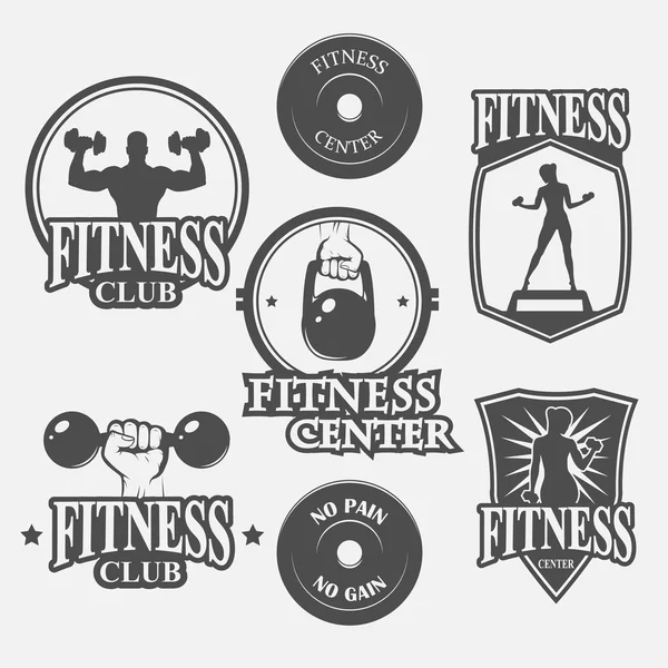 Pictogram fitnessclub — Stockvector