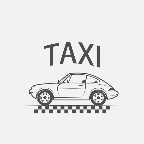 Vektorové logo taxi — Stockový vektor