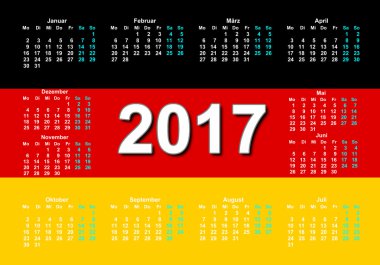 Alman calenda. Deutsch dil