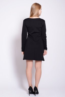 Genç kız öğrenci. İzole stüdyo portre