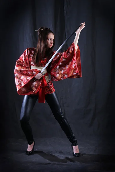 Japanese girl in a dress — Stock Photo, Image