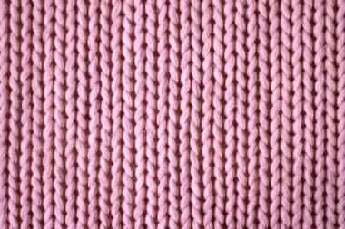 Pembe yün doku deseninin
