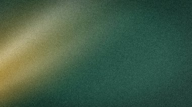 Blurry abstract 4K background with a soft, grainy texture and a blend of dark green and ochre tones, perfect for modern design