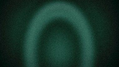 Koyu yeşilden siyaha doğru pürüzsüz bir değişime sahip koyu, karamsar, soyut bir arka plan, ince bir tanecikle vurgulanmış.