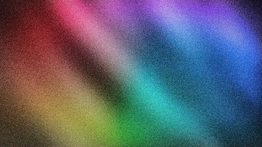 Kırmızı, mavi ve yeşil köşegen çizgileriyle eşsiz bir kumlu dokuya sahip canlı ve modern bir arkaplan.