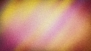 Yumuşak ve canlı soyut bir arka plan eşsiz bir tanecikli dokuya ve bulanık pembe, mor ve sarı bir eğime sahip.