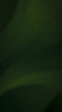 Karanlık geniş 4K soyut arka plan derin orman yeşilinden zeytine bulanık geçişler, dramatik ve karamsar bir gürültü dokusu içerir