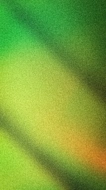 Sıcak, soyut yeşil, sarı ve ince turuncu gradyan yumuşak gölgeler ve belirgin kumlu bir doku. Doğa temalı tasarım için dünyevi bir dikey arkaplan