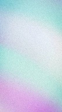 Açık mavi, nane yeşili, mor ve beyaz yumuşak pastel geçişleri içeren soyut kumlu arka plan. Modern web tasarımı için zarif dikey bulanık doku