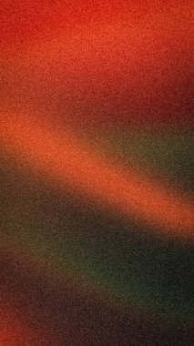 Kırmızı, turuncu ve koyu siyah tonların bulanık bir gradyanı içeren soyut kumlu arkaplan. Kalın pankartlar ve tasarımlar için dokulu dikey bir duvar kağıdı