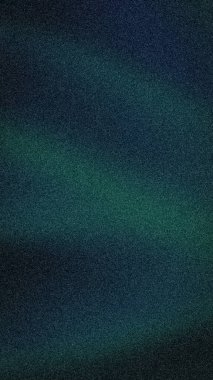 Koyu mavi, zümrüt yeşili ve siyah bulanık bir gradyan içeren soyut kumlu arka plan. Huysuz pankartlar ve dijital sanat için dokulu bir duvar kağıdı